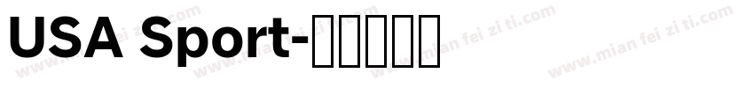 USA Sport字体转换